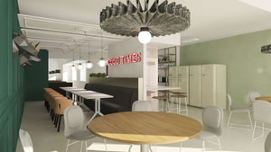 Interior Design for the Dining Area of an Office Building thumbnail