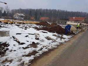 Excavation for Concrete and Wood Fence Foundation GA04 thumbnail
