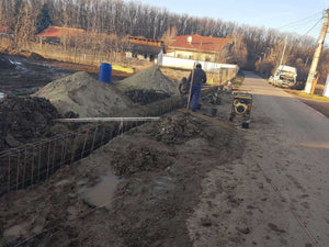 Excavation for Concrete and Wood Fence Foundation GA04 thumbnail