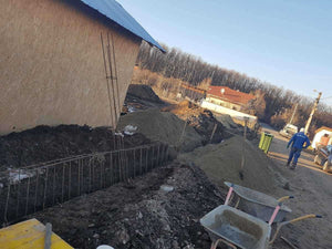 Excavation for Concrete and Wood Fence Foundation GA04 thumbnail