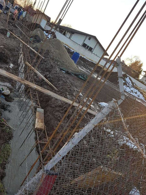 Excavation for Concrete and Wood Fence Foundation GA04 thumbnail