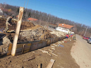 Excavation for Concrete and Wood Fence Foundation GA04 thumbnail