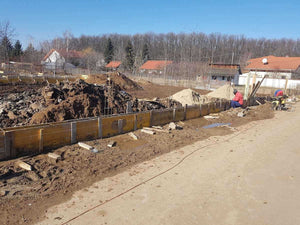 Excavation for Concrete and Wood Fence Foundation GA04 thumbnail