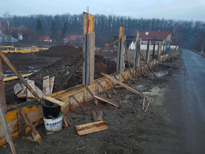 Excavation for Concrete and Wood Fence Foundation GA04 thumbnail