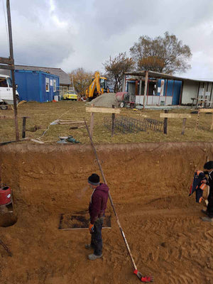 Manual Excavation of Beams and Bearings for a 620 sqm Restaurant Foundation in Brasov County thumbnail