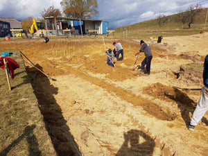 Manual Excavation of Beams and Bearings for a 620 sqm Restaurant Foundation in Brasov County thumbnail