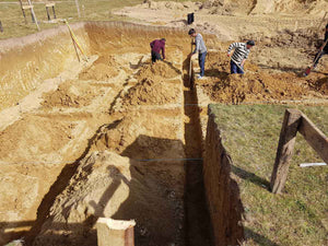 Manual Excavation of Beams and Bearings for a 620 sqm Restaurant Foundation in Brasov County thumbnail