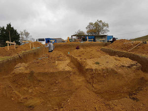 Manual Excavation of Beams and Bearings for a 620 sqm Restaurant Foundation in Brasov County thumbnail