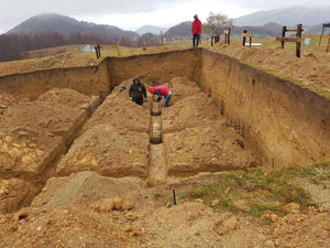 Manual Excavation of Beams and Bearings for a 620 sqm Restaurant Foundation in Brasov County thumbnail