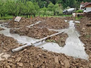 Mechanized Excavation and Concrete Pouring for the Foundation Footing of a 206 sqm Metal House thumbnail