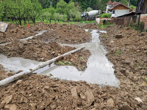 Mechanized Excavation and Concrete Pouring for the Foundation Footing of a 206 sqm Metal House thumbnail