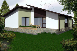 Two Story Steel Frame House With 4 Bedrooms Model 130-088 - home design picture 2 thumbnail