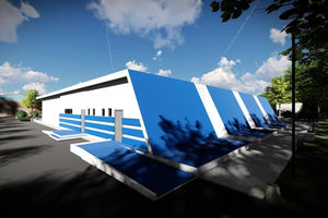 One Storey Commercial Steel Frame Building Construction 006 - building design image 4 thumbnail