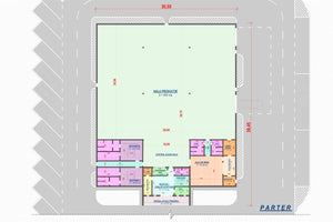 3 Story Industrial Steel Frame Building Construction 001 - building floor plan thumbnail
