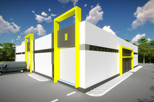 3 Story Industrial Steel Frame Building Construction 001 - building design picture 4 thumbnail