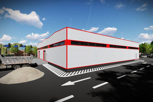 3 Floor Industrial Steel Frame Building Construction 004 - building design image 4 thumbnail