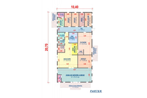 1 Story Commercial Steel Frame Building Construction 008 - building floor plan thumbnail