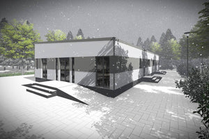 1 Story Commercial Steel Frame Building Construction 008 - building design picture 6 thumbnail