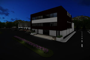 Three Story Industrial Steel Frame Building Construction 003 - building design image 7 thumbnail