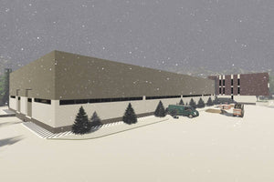 Three Story Industrial Steel Frame Building Construction 003 - building design image 6 thumbnail