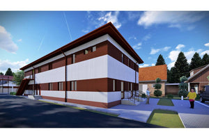 2 Story Commercial Steel Frame Building Construction 007 - building design picture 3 thumbnail