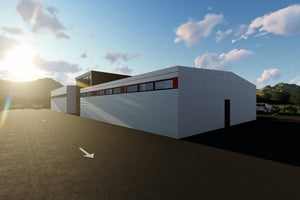 Two Story Commercial Steel Frame Building Construction 005 - building design image 7 thumbnail
