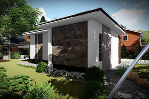 1 Story Steel Frame House With 1 Bedroom Model 063-071 - home design image 3 thumbnail