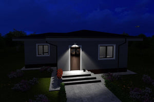1 Storey Steel Frame House With One Bedroom Number 075-033 - house front design picture 6 thumbnail