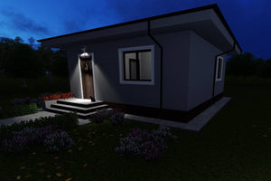 1 Storey Steel Frame House With One Bedroom Number 075-033 - house front design picture 7 thumbnail
