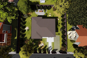 Single Story Steel Frame House With 2 Bedrooms Model 076-072 - house roof thumbnail