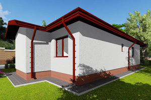 1 Story Steel Frame House With 2 Bedrooms Model 080-035 - house exterior picture 2 thumbnail