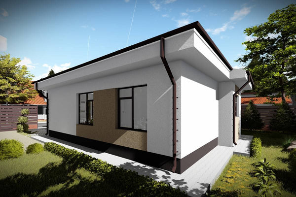 1 Story Steel Frame House With 2 Bedrooms Number 084-084 - home design picture 10