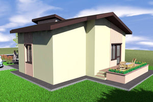 1 Story Steel Frame House With 1 Bedroom Model 088-019 - house design image 3 thumbnail