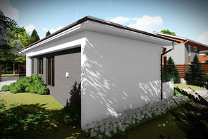 One Story Steel Frame House With 2 Bedrooms Model 088-073 - home design image 3 thumbnail