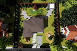 1 Story Steel Frame House With Two Bedrooms Model 100-075 - house roof thumbnail