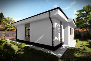 Single Story Steel Frame House With 3 Bedrooms Model 105-085 - home design image 4 thumbnail
