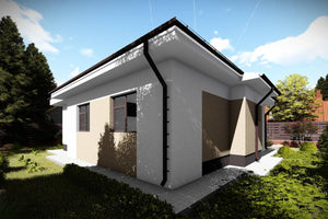 Single Story Steel Frame House With 3 Bedrooms Model 105-085 - home design image 9 thumbnail