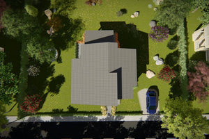 One Story Steel Frame House With 1 Bedroom Model 108-049 - house roof thumbnail