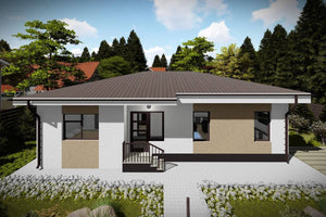 1 Storey Steel Frame House With 2 Bedrooms Model 110-082 - house exterior design picture 3 thumbnail