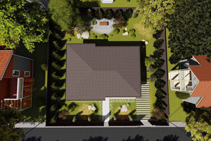 1 Storey Steel Frame House With 2 Bedrooms Model 110-082 - house roof thumbnail
