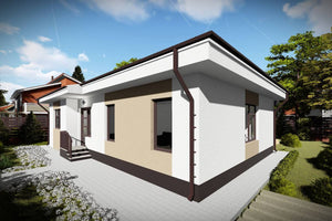1 Storey Steel Frame House With 2 Bedrooms Model 110-082 - house exterior design picture 4 thumbnail