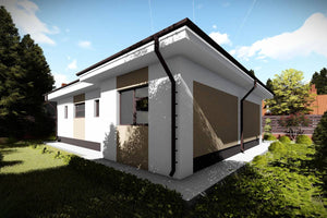 1 Storey Steel Frame House With 2 Bedrooms Model 110-082 - house exterior design picture 5 thumbnail