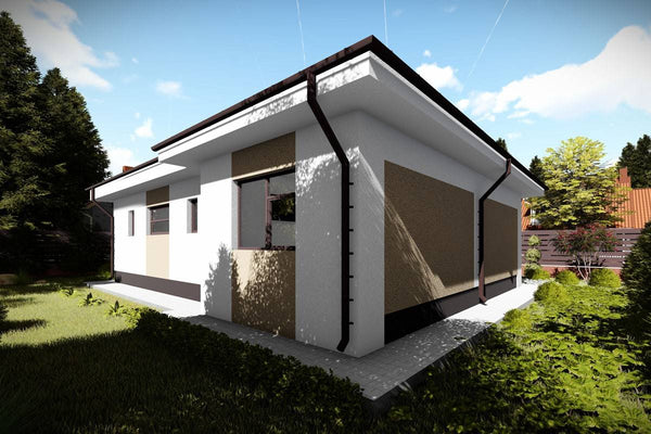 1 Storey Steel Frame House With 2 Bedrooms Model 110-082 - house exterior design picture 5