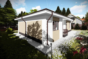 1 Storey Steel Frame House With 2 Bedrooms Model 110-082 - house exterior design picture 2 thumbnail