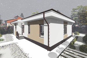 1 Storey Steel Frame House With 2 Bedrooms Model 110-082 - house exterior design picture 7 thumbnail