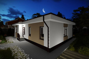 1 Storey Steel Frame House With 2 Bedrooms Model 110-082 - house exterior design picture 8 thumbnail