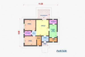 1 Story Steel Frame House With 2 Bedrooms Model 111-044 - house floor design thumbnail