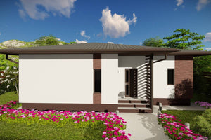 1 Story Steel Frame House With 2 Bedrooms Model 111-044 - modern house design image 5 thumbnail