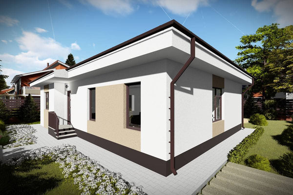 One Story Steel Frame House With 3 Bedrooms Model 120-083 - home design picture 4