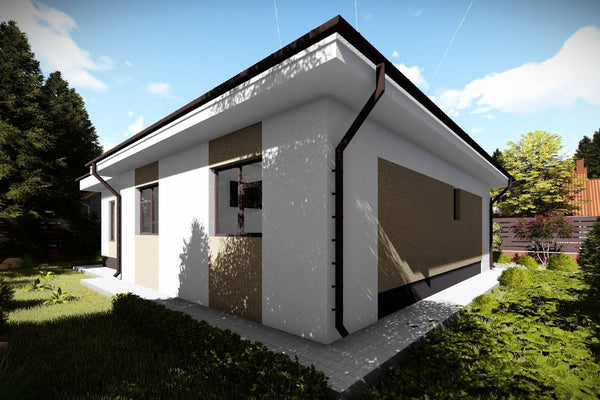 One Story Steel Frame House With 3 Bedrooms Model 120-083 - home design picture 5